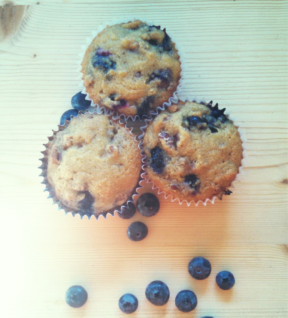 Muffins and berries