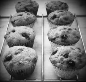 Muffins black and white