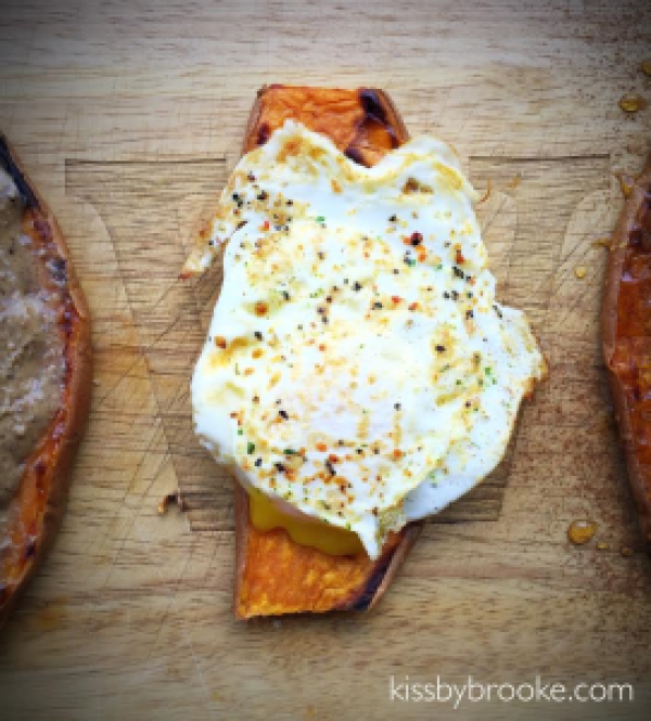 Sweet Potato Toast with Egg