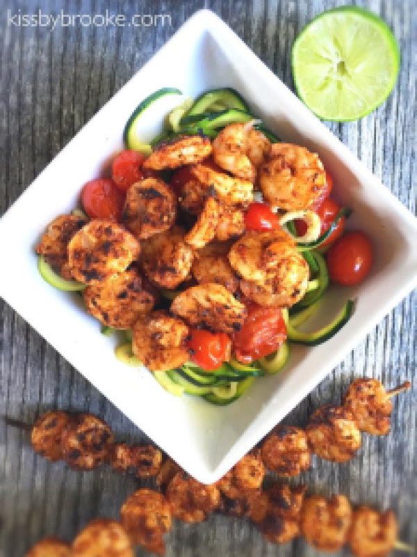 Fiesta Lime Shrimp with Zucchini
